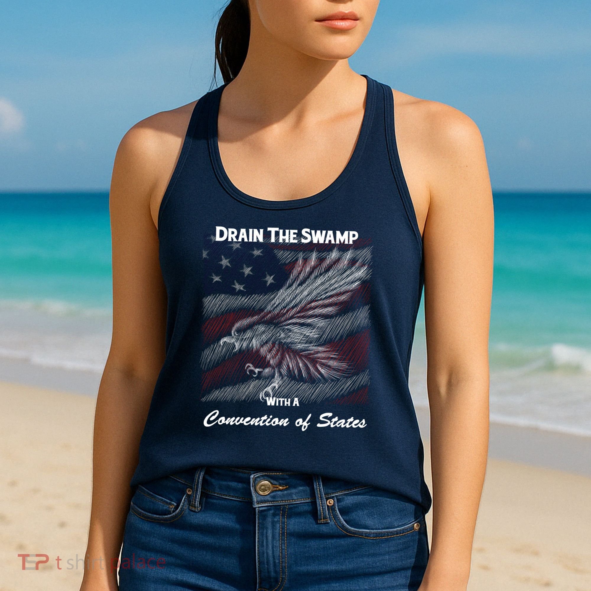 Drain The Swamp With A Convention Of States Women's Tank Top