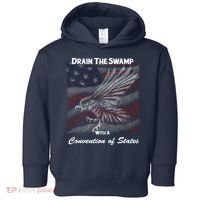Drain The Swamp With A Convention Of States Toddler Hoodie thumb 0