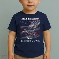 Drain The Swamp With A Convention Of States Toddler T-Shirt thumb 2