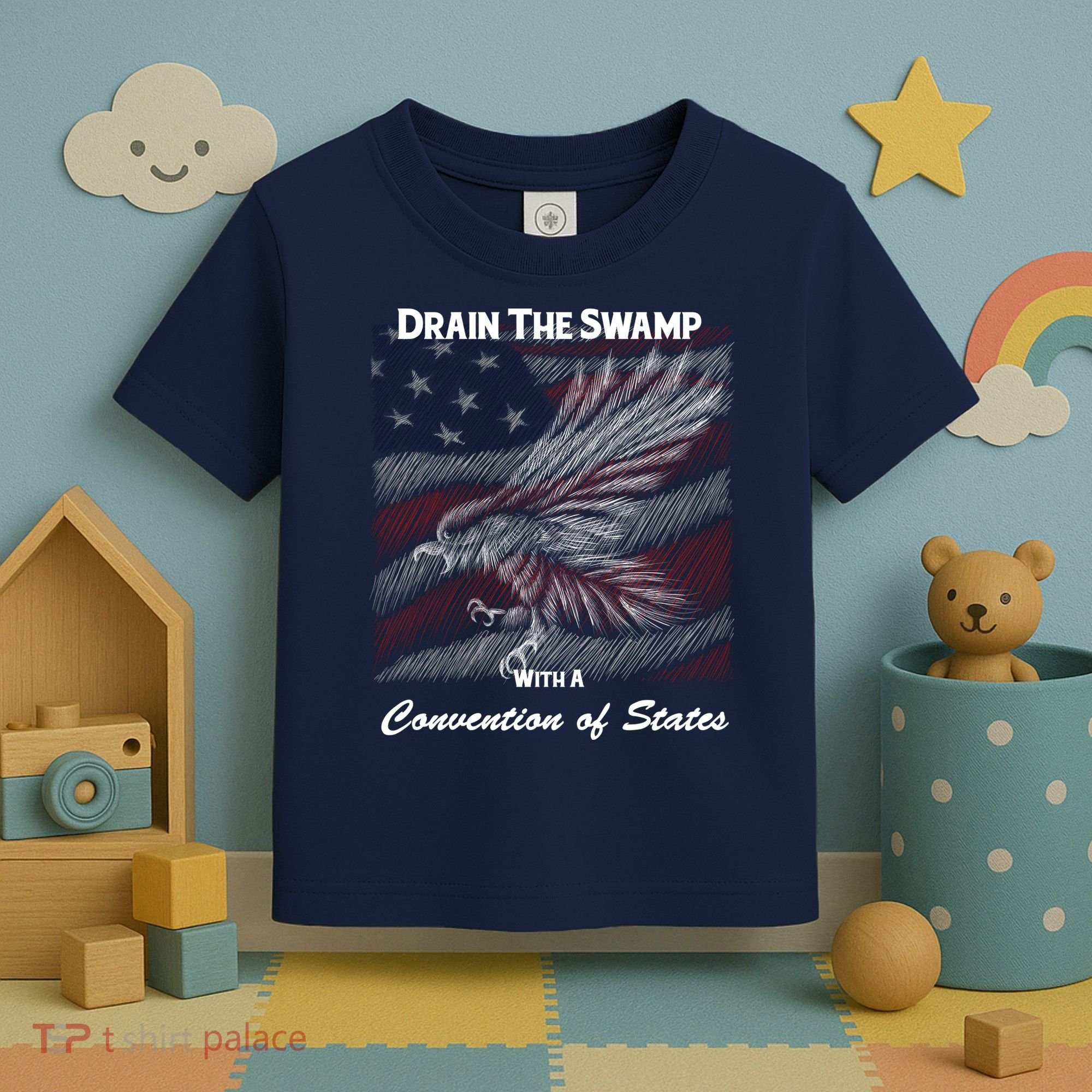 Drain The Swamp With A Convention Of States Toddler T-Shirt