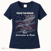 Drain The Swamp With A Convention Of States Women's T-Shirt thumb 0