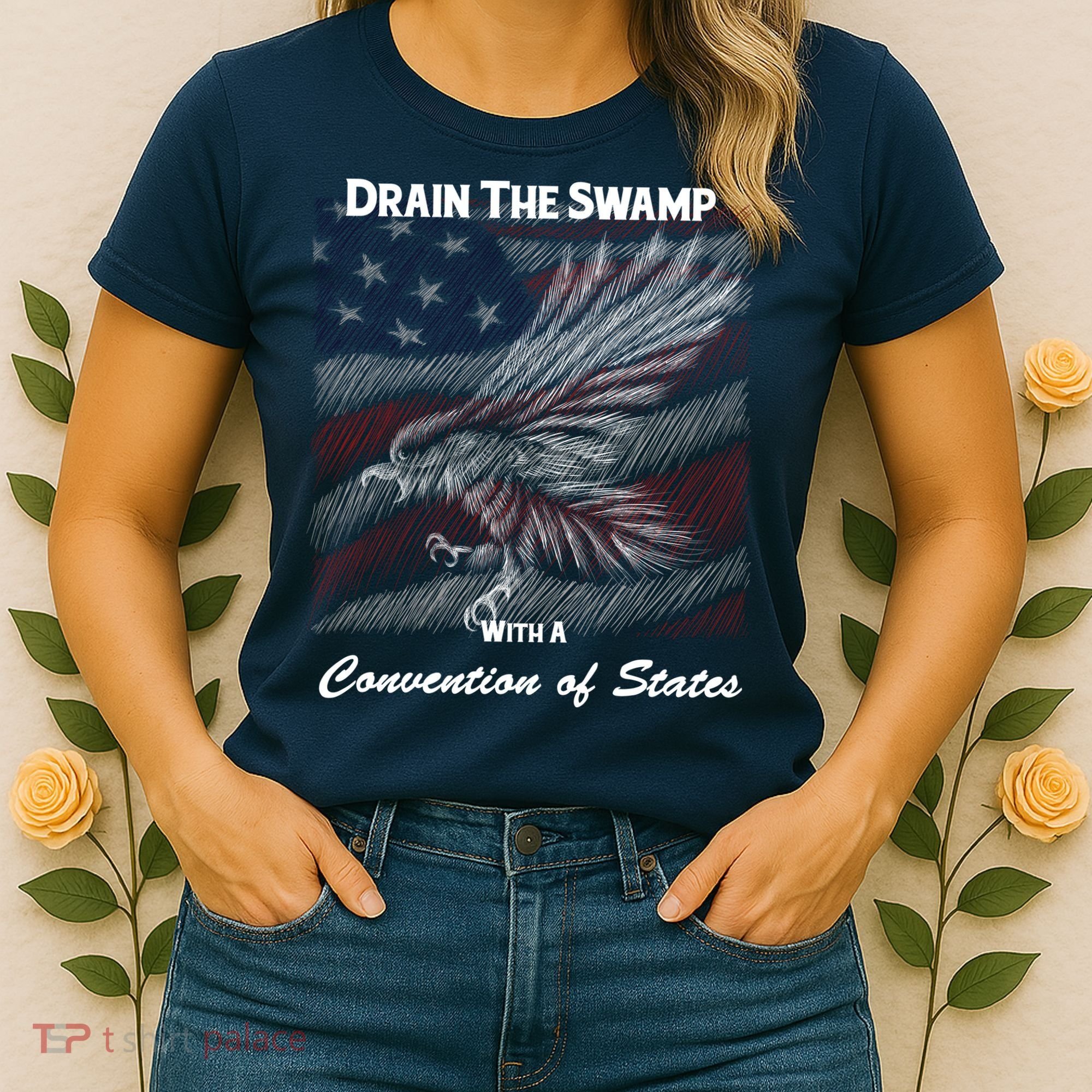 Drain The Swamp With A Convention Of States Women's T-Shirt