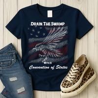 Drain The Swamp With A Convention Of States Women's T-Shirt thumb 3