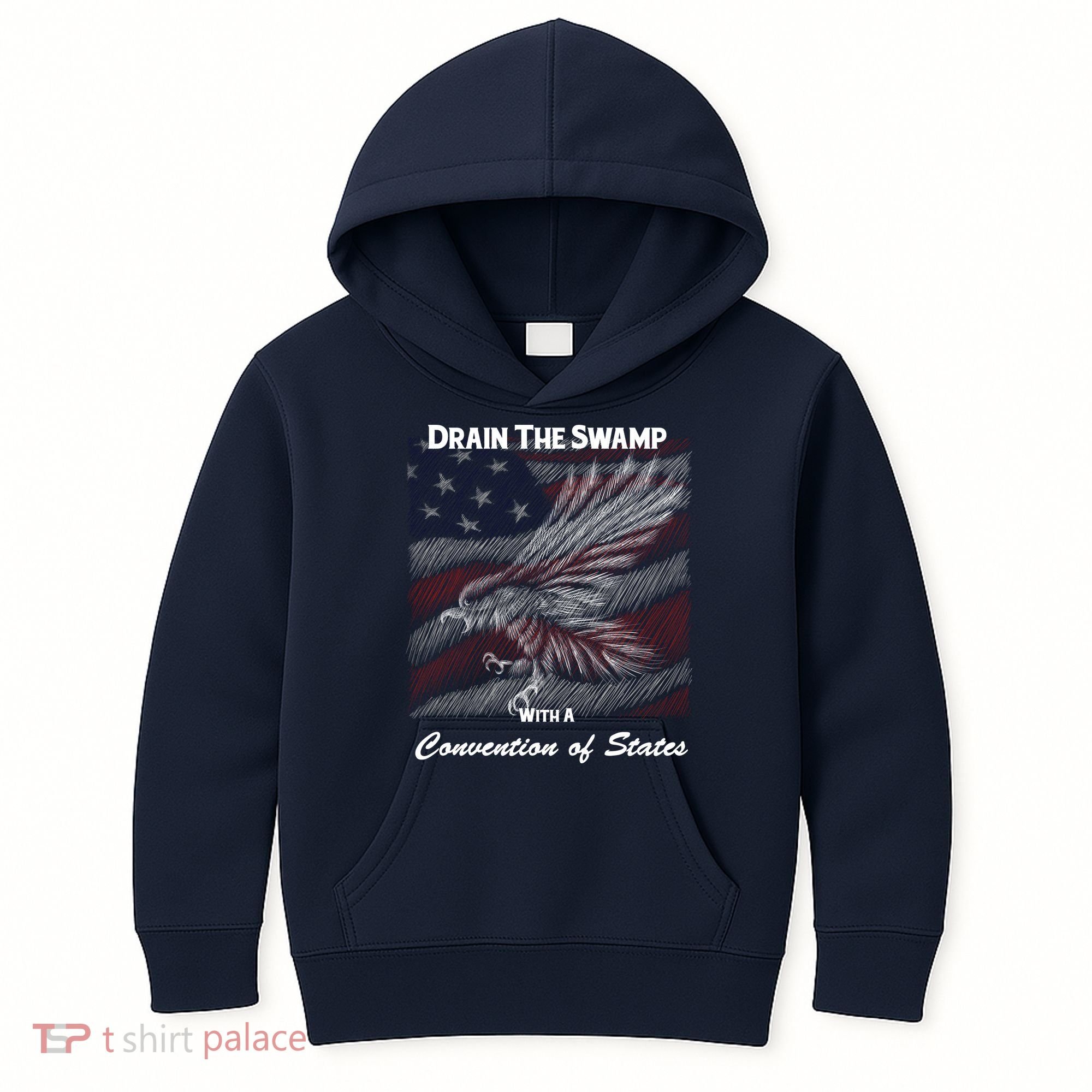 Drain The Swamp With A Convention Of States Kids Hoodie