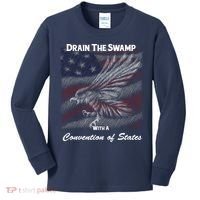Drain The Swamp With A Convention Of States Kids Long Sleeve Shirt thumb 0