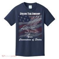 Drain The Swamp With A Convention Of States Kids T-Shirt thumb 0