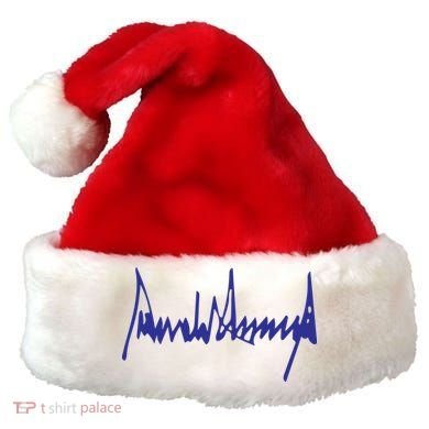 Donald Trump Signature Santa Hat