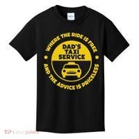 DadS Taxi Service Fathers Day Funny Dad Papa Chauffeur Cab Kids T-Shirt thumb 0
