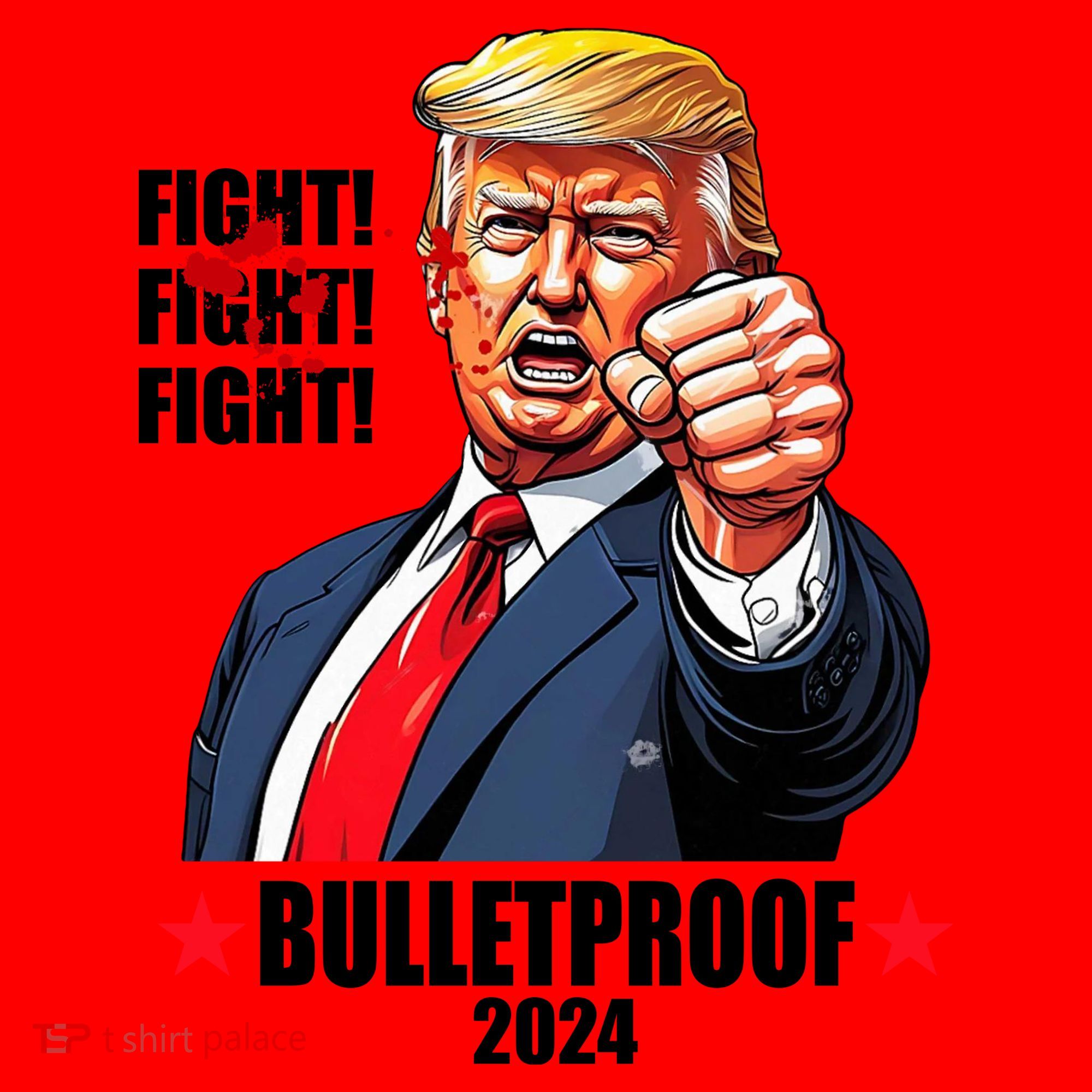 Donald Trump Shot Bulletproof Fight 2024 Election Santa Hat