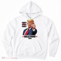 Donald Trump Shot Bulletproof Fight 2024 Election Hoodie thumb 0