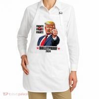 Donald Trump Shot Bulletproof Fight 2024 Election Apron thumb 2