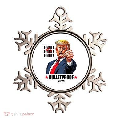 Donald Trump Shot Bulletproof Fight 2024 Election Ornament