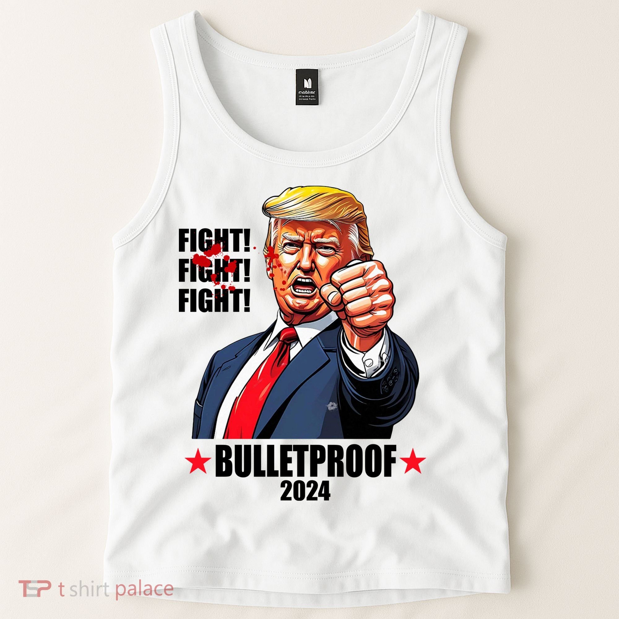 Donald Trump Shot Bulletproof Fight 2024 Election Tank Top