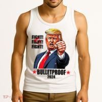 Donald Trump Shot Bulletproof Fight 2024 Election Tank Top thumb 3