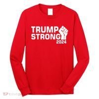 Donald Trump Strong 2024 Long Sleeve Shirt thumb 0