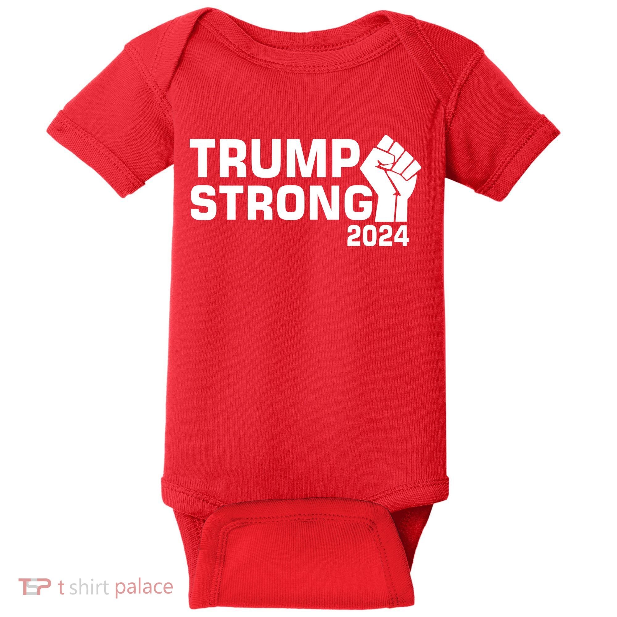 Donald Trump Strong 2024 Baby Bodysuit