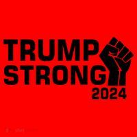 Donald Trump Strong 2024 Santa Hat thumb 1