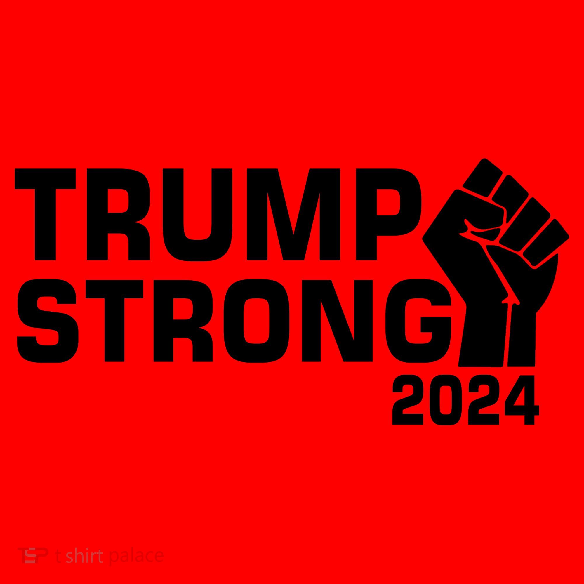 Donald Trump Strong 2024 Santa Hat