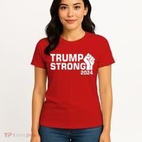 Donald Trump Strong 2024 Women's T-Shirt thumb 4