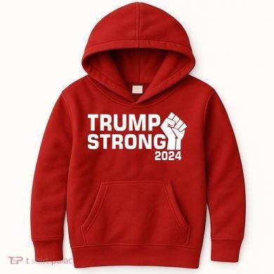 Donald Trump Strong 2024 Kids Hoodie