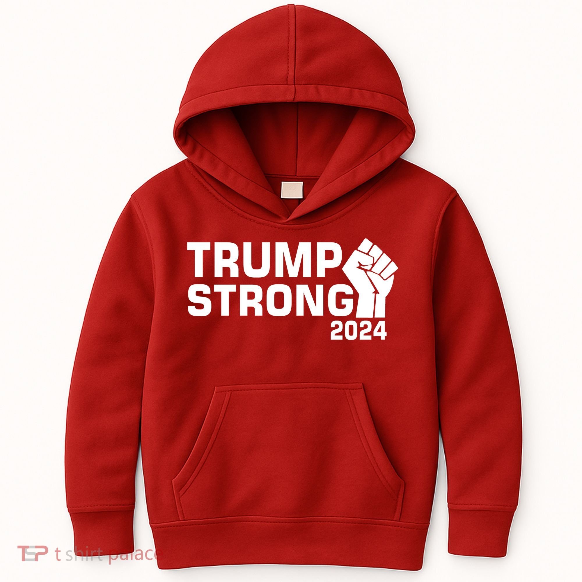 Donald Trump Strong 2024 Kids Hoodie