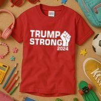 Donald Trump Strong 2024 Kids T-Shirt thumb 3