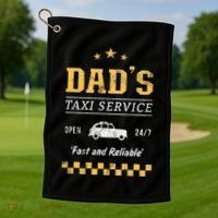 DadS Taxi Service Golf Towel thumb 1