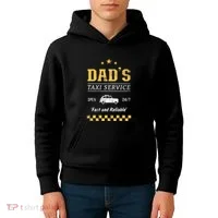DadS Taxi Service Kids Hoodie thumb 4