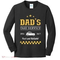 DadS Taxi Service Kids Long Sleeve Shirt thumb 0