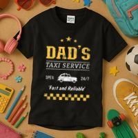 DadS Taxi Service Kids T-Shirt thumb 3