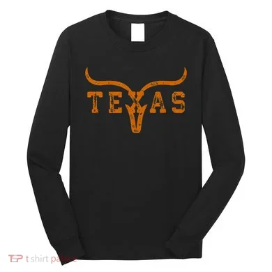 Distressed Texas State Long Sleeve Shirt