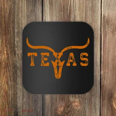Distressed Texas State Coaster
