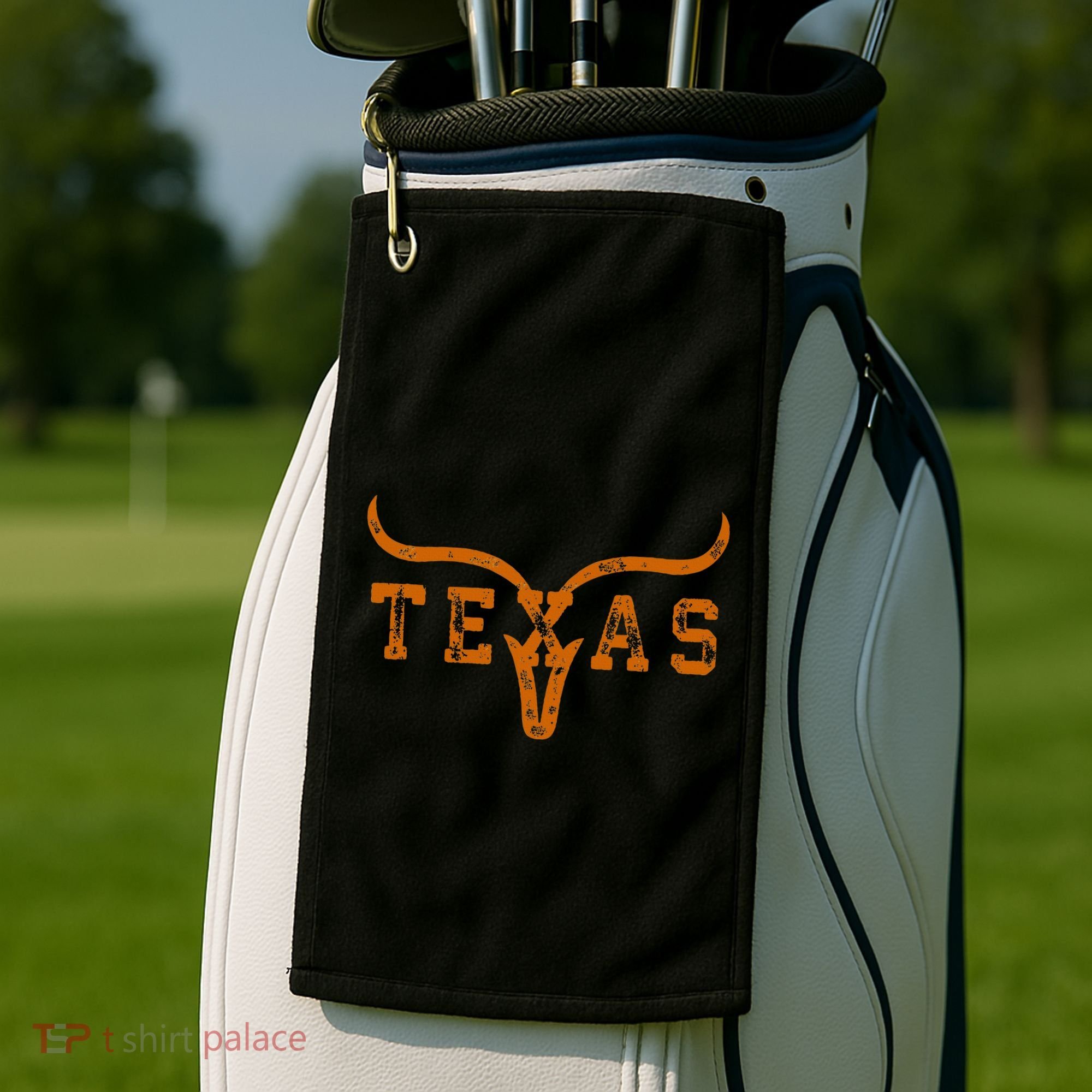 Distressed Texas State Golf Towel