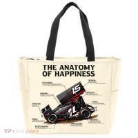 Dirt Track Sprint Cars Racing Anatomy Lover Gift Apparel Tote Bag thumb 0