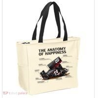 Dirt Track Sprint Cars Racing Anatomy Lover Gift Apparel Tote Bag thumb 2