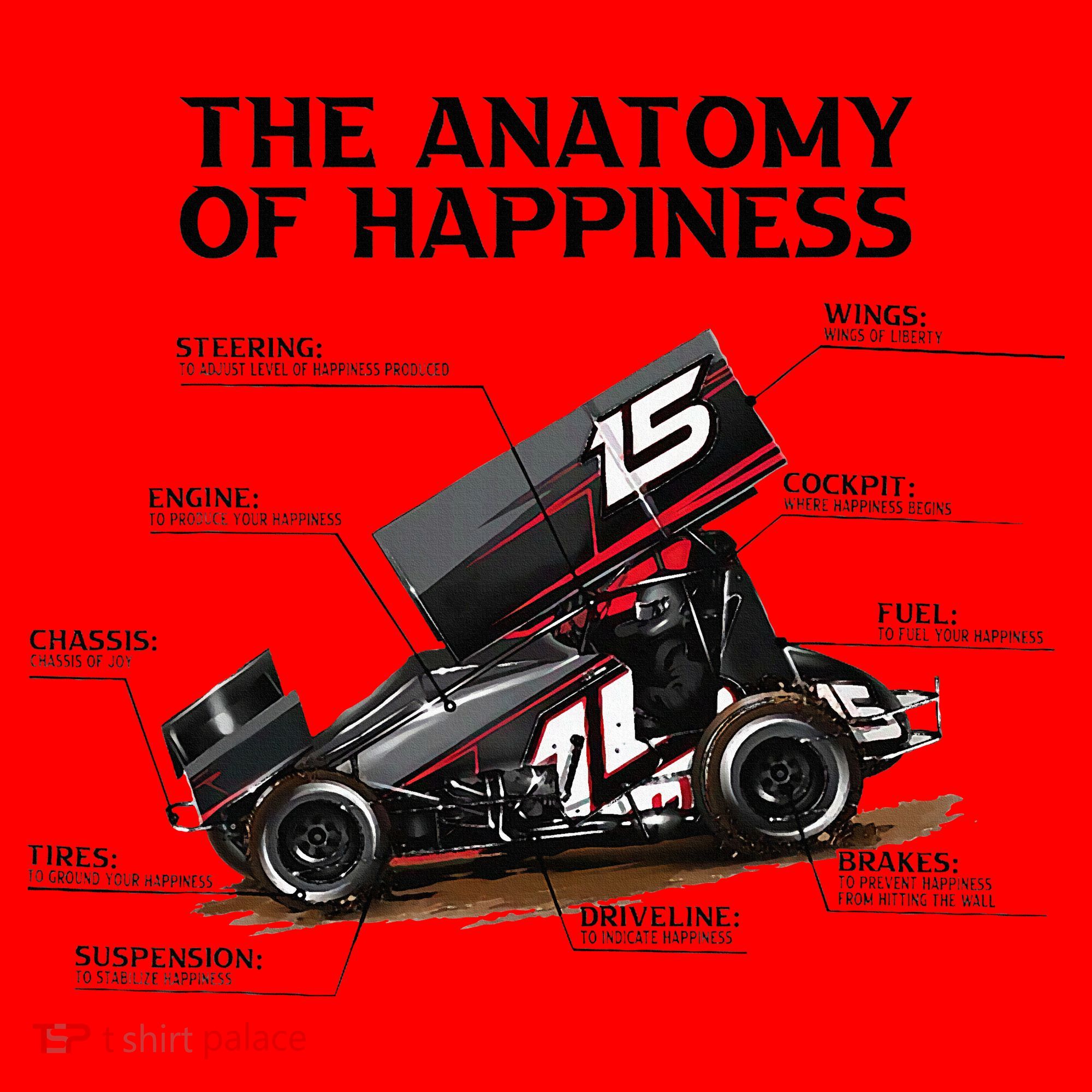 Dirt Track Sprint Cars Racing Anatomy Lover Gift Apparel Santa Hat