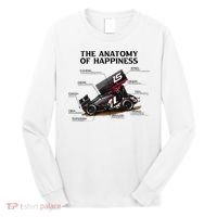 Dirt Track Sprint Cars Racing Anatomy Lover Gift Apparel Long Sleeve Shirt thumb 0