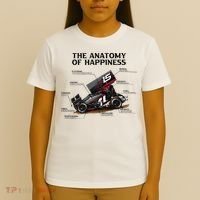 Dirt Track Sprint Cars Racing Anatomy Lover Gift Apparel T-Shirt thumb 4