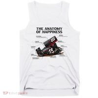 Dirt Track Sprint Cars Racing Anatomy Lover Gift Apparel Tank Top thumb 0
