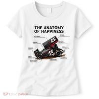 Dirt Track Sprint Cars Racing Anatomy Lover Gift Apparel Women's T-Shirt thumb 0