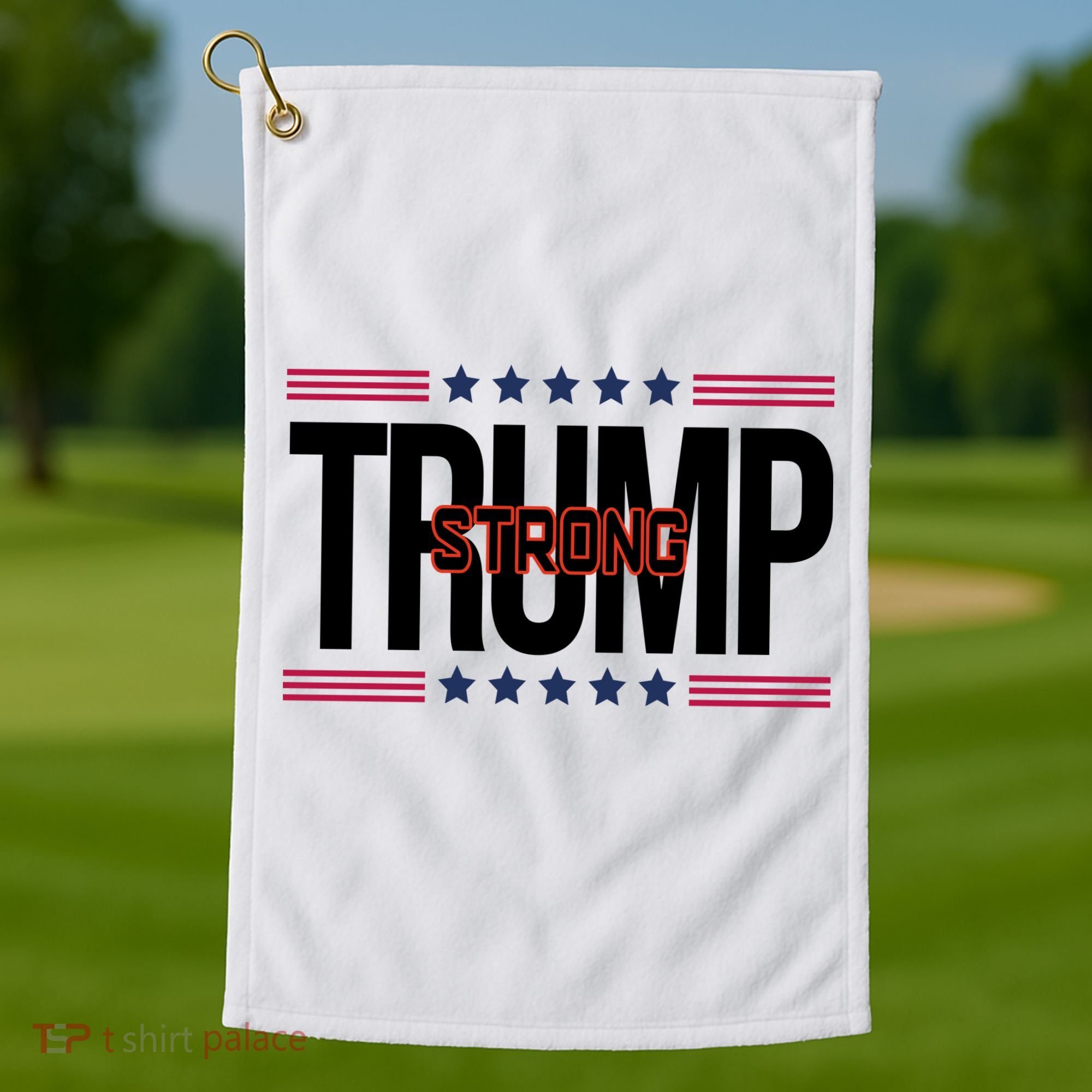Donald Trump Strong Golf Towel