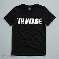 Distressed Thavage Savage Workout Gym Bodybuilding T-Shirt thumb 5