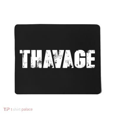 Distressed Thavage Savage Workout Gym Bodybuilding Mousepad
