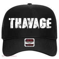 Distressed Thavage Savage Workout Gym Bodybuilding Hat thumb 0