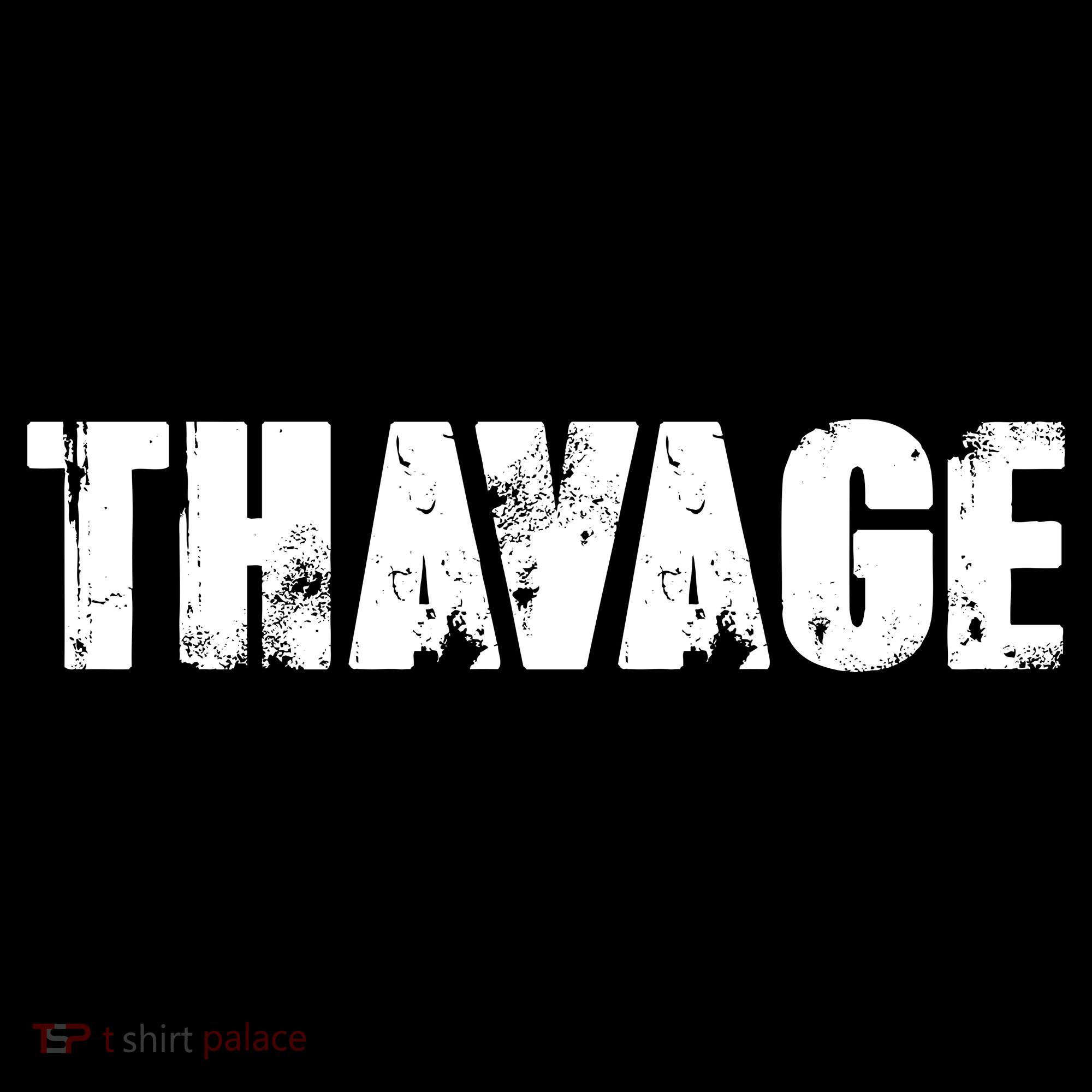 Distressed Thavage Savage Workout Gym Bodybuilding Women's T-Shirt