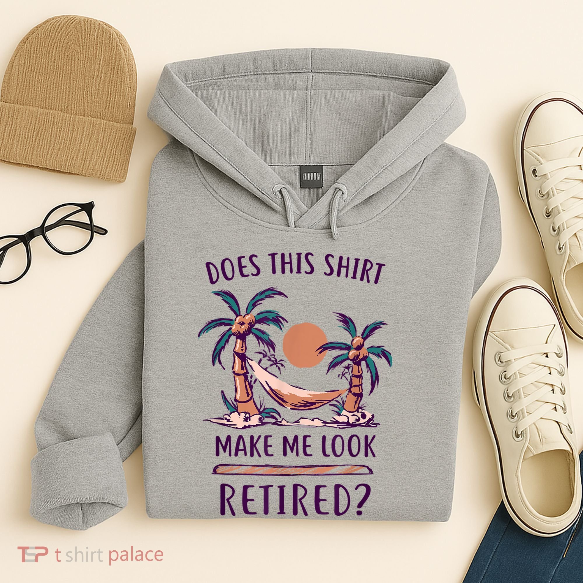 Does This Shirt Make Me Look Retired Funny Retirement Hoodie