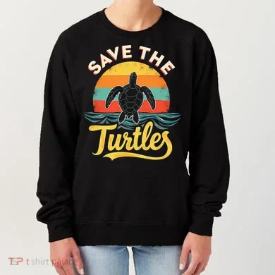 Determined Turtle - Save The Turtles Women's Sweatshirt