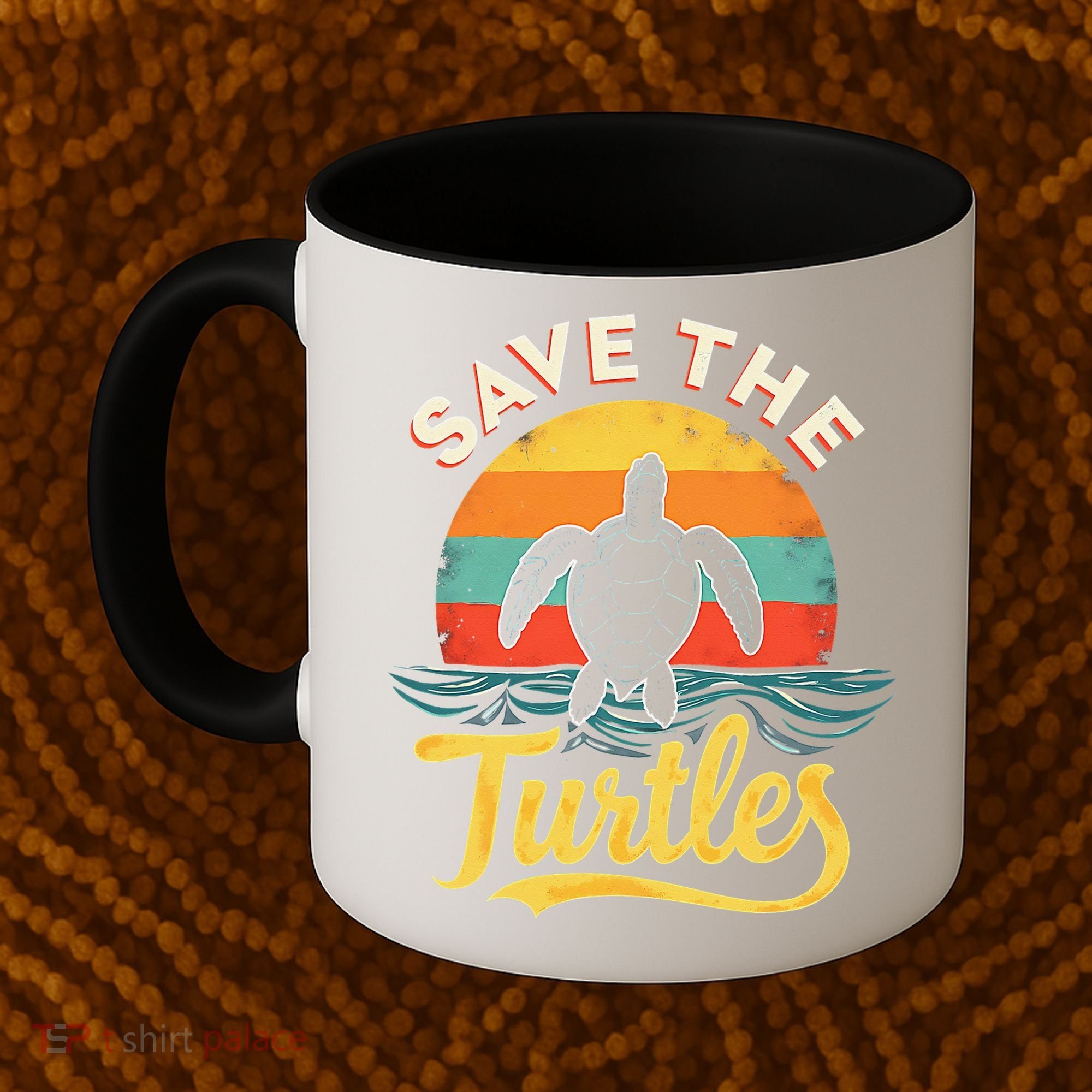 Determined Turtle - Save The Turtles Coffee Mug