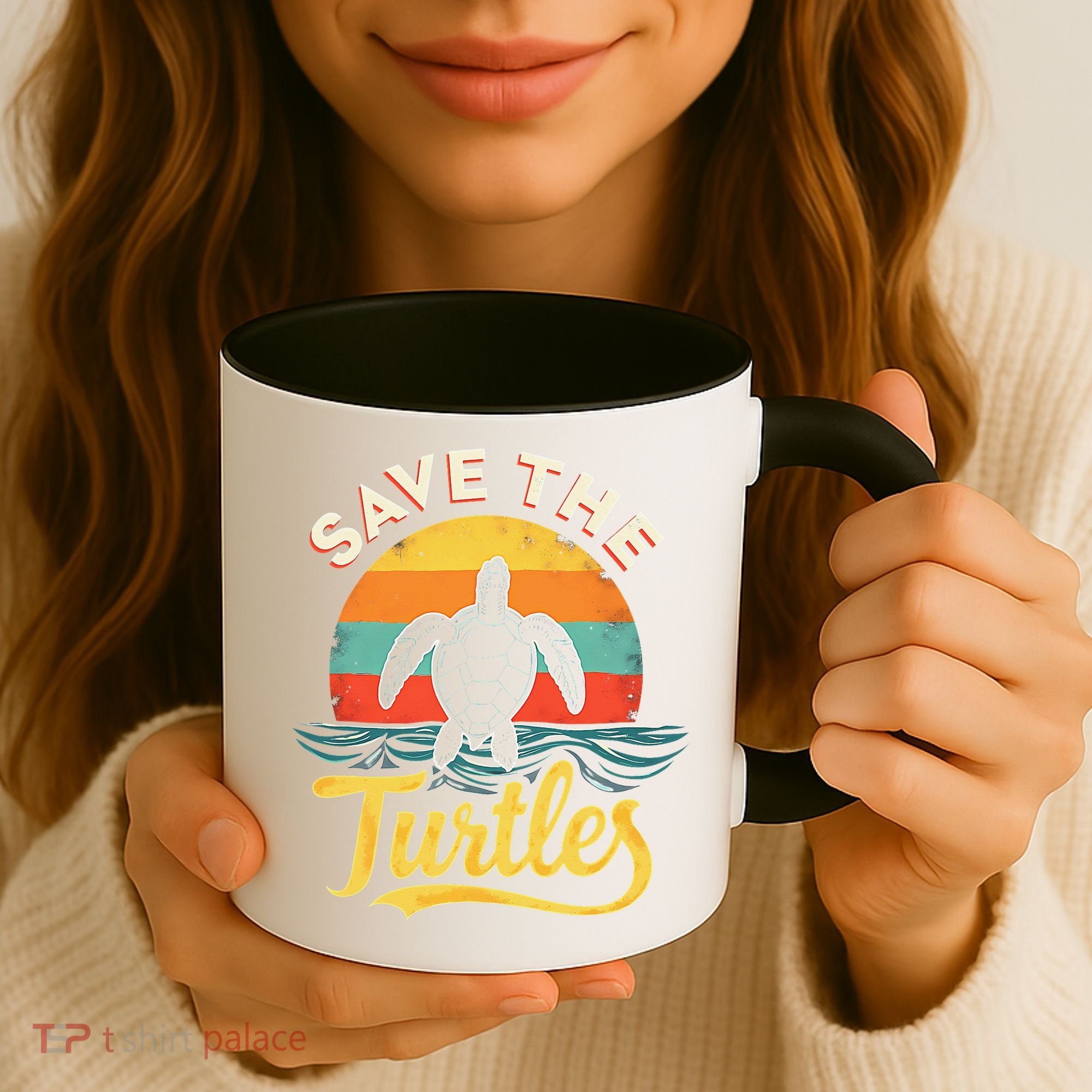 Determined Turtle - Save The Turtles Coffee Mug