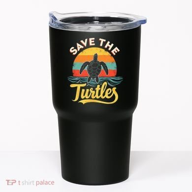 Determined Turtle - Save The Turtles Tumbler